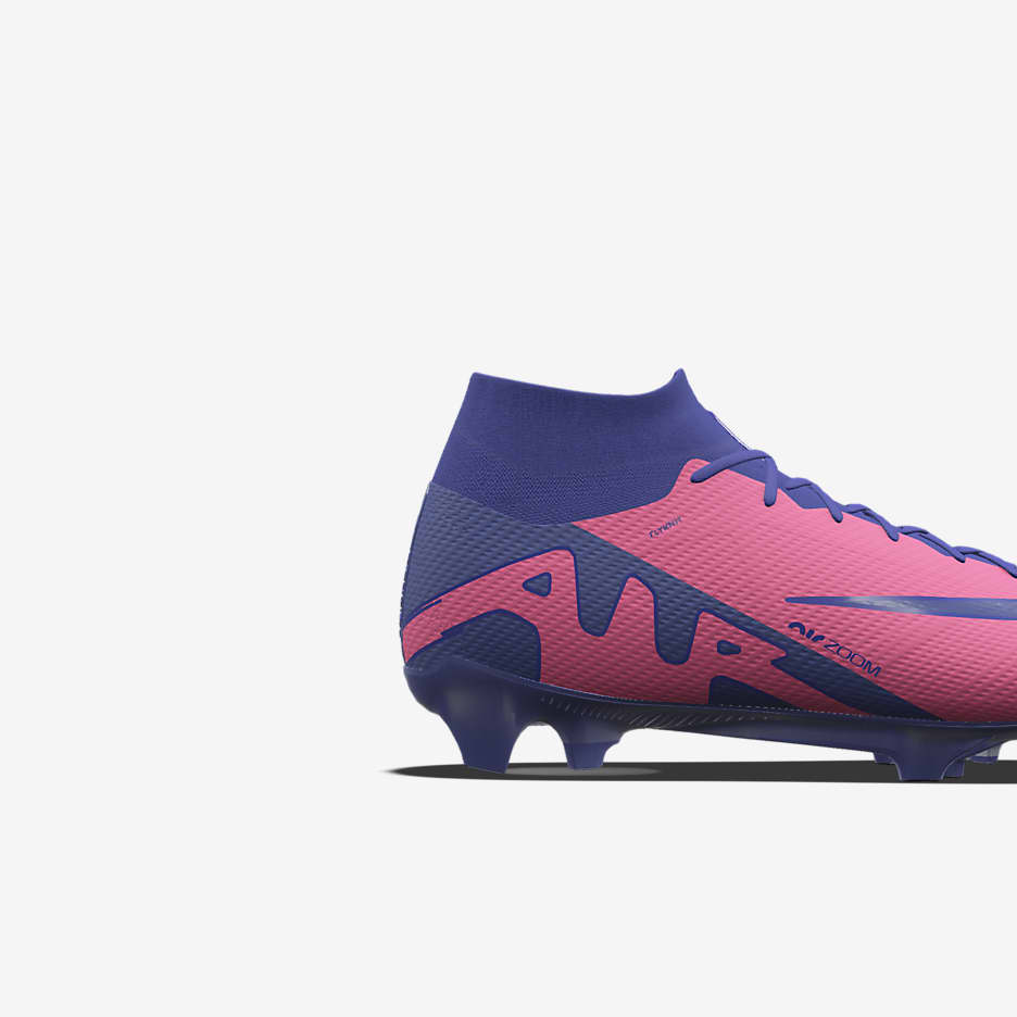 Nike Mercurial Superfly 9 Elite By You Custom Firm Ground Football Boot. Nike SG